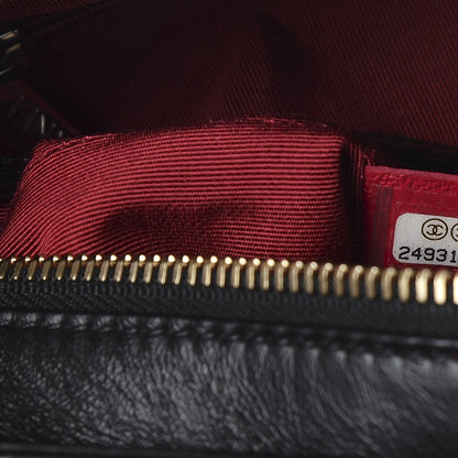 Chanel Aged Calfskin Quilted Medium Gabrielle Hobo Black 6 of 10
