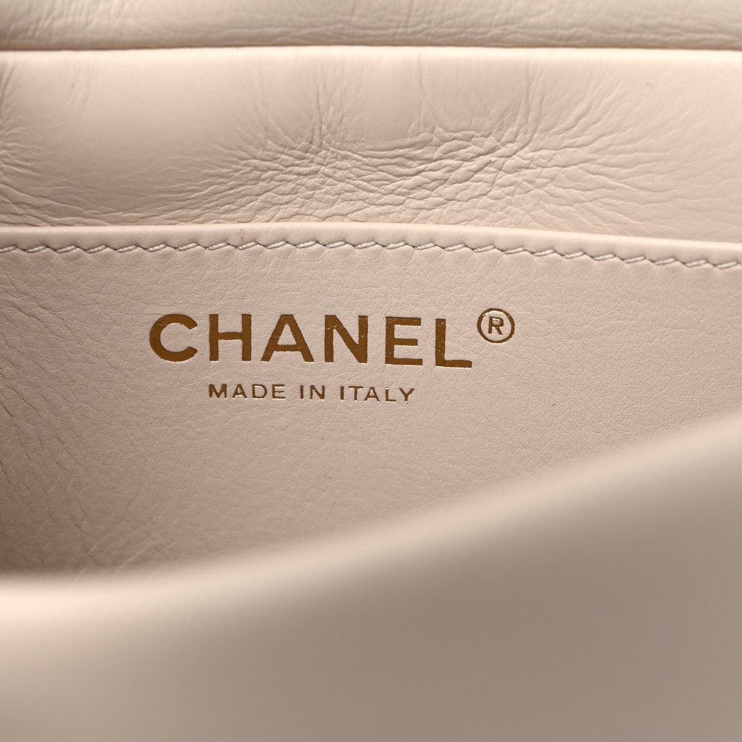 Chanel Calfskin Quilted Mini Nailed CC Flap Bag Beige 6 of 11