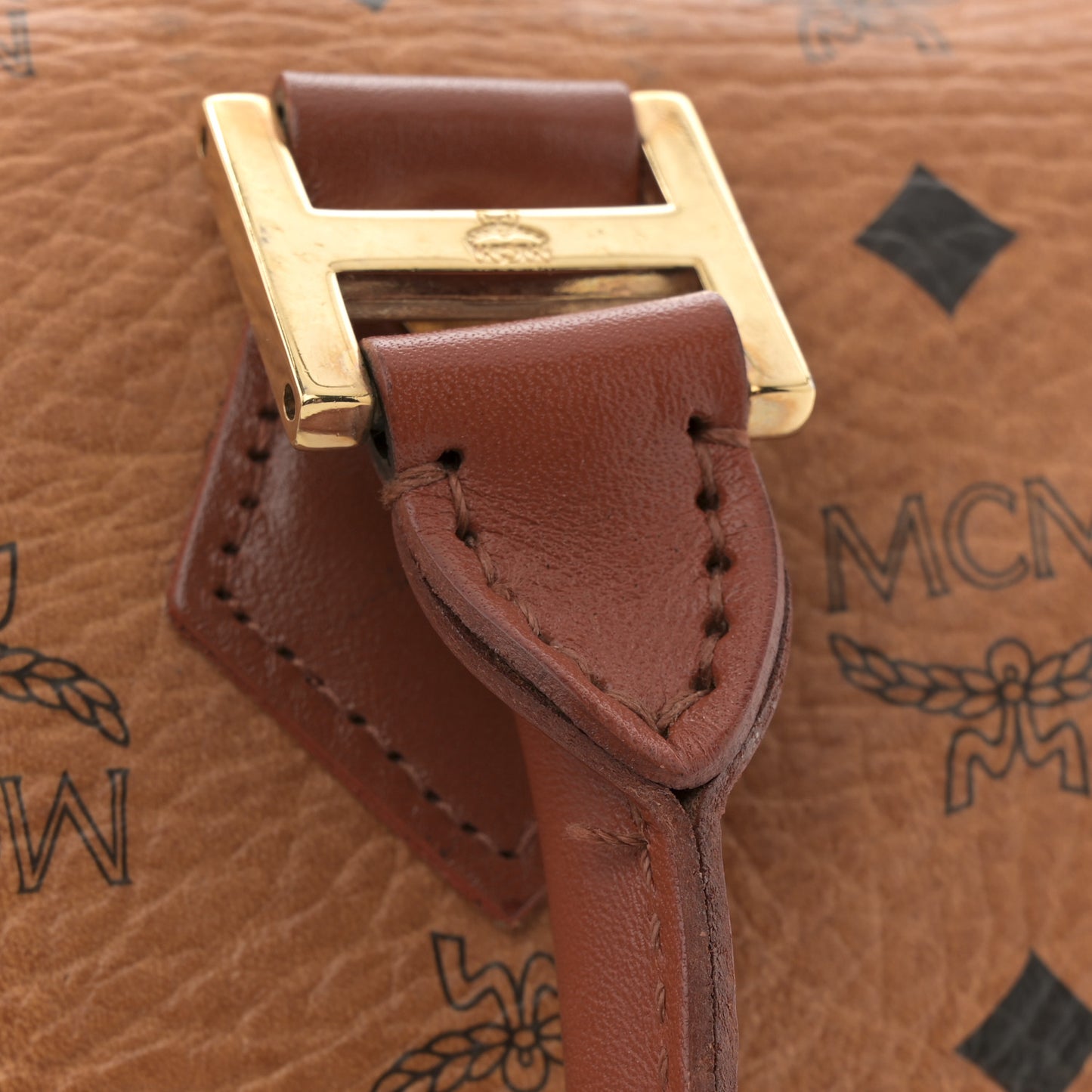 Visetos Essential Boston Bag Cognac