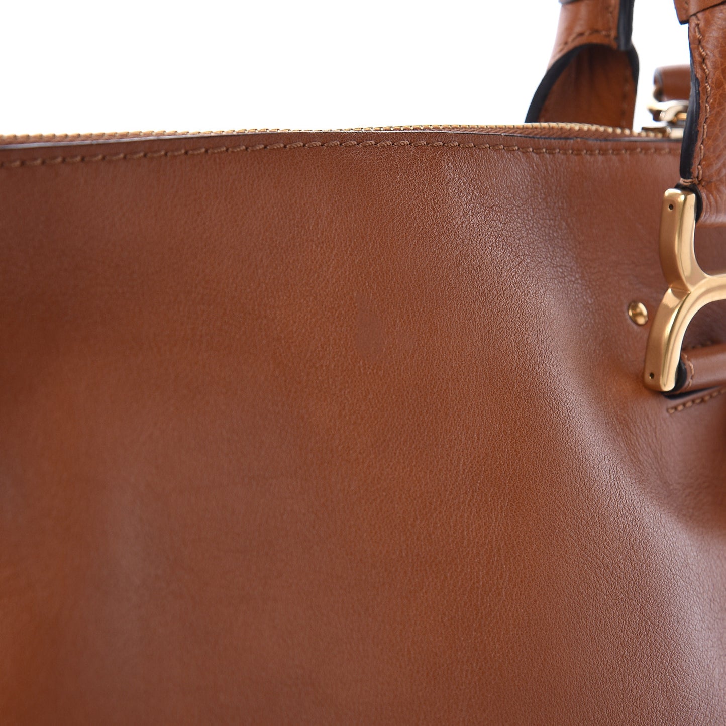 Calfskin Braided Medium Marcie Satchel Caramel