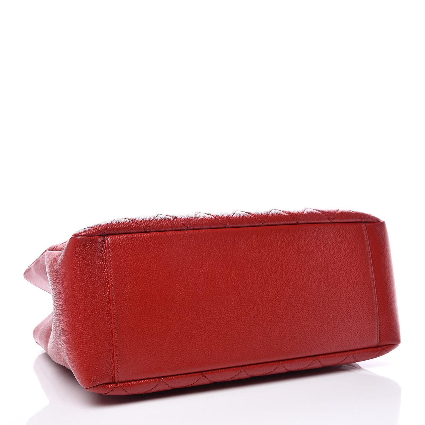 Caviar Quilted Grand Shopping Tote GST Red