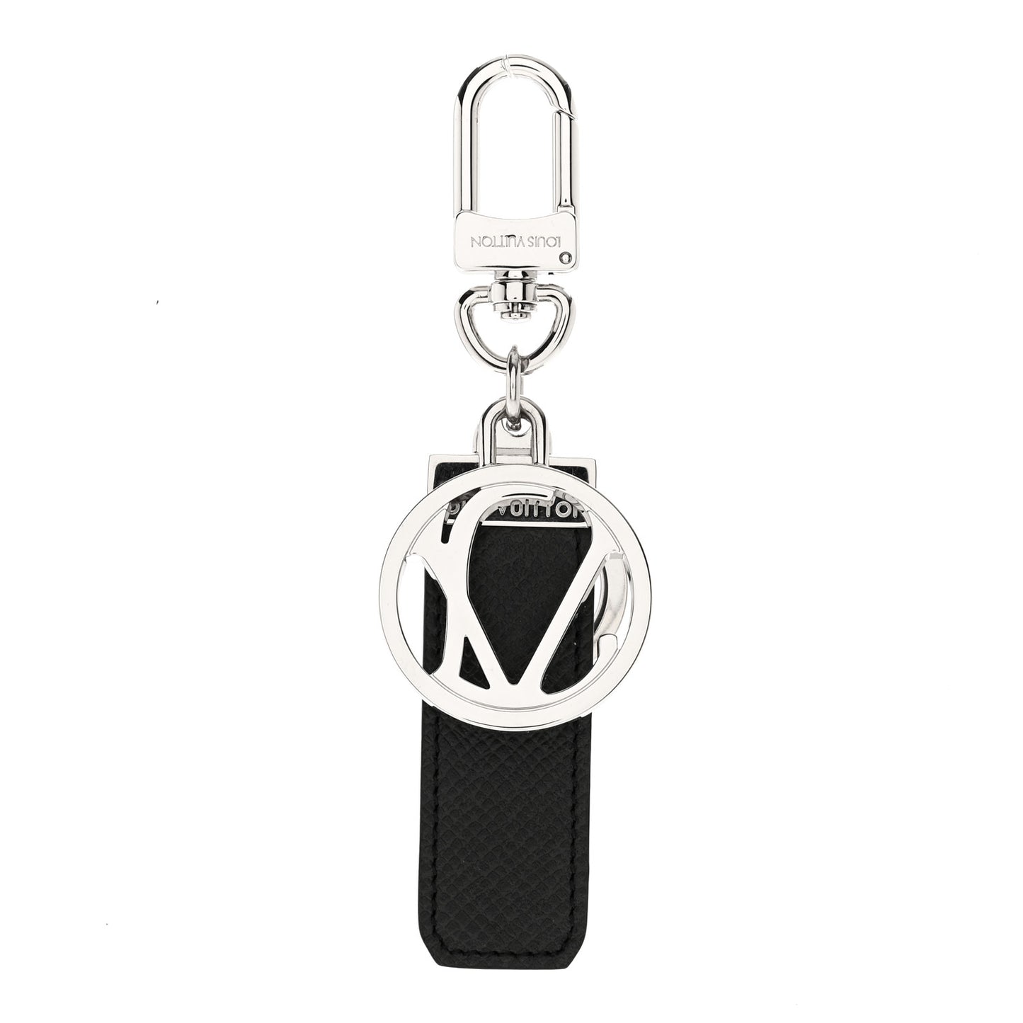 LOUIS VUITTON Taiga Calfskin LV Club Key Holder Ardoise