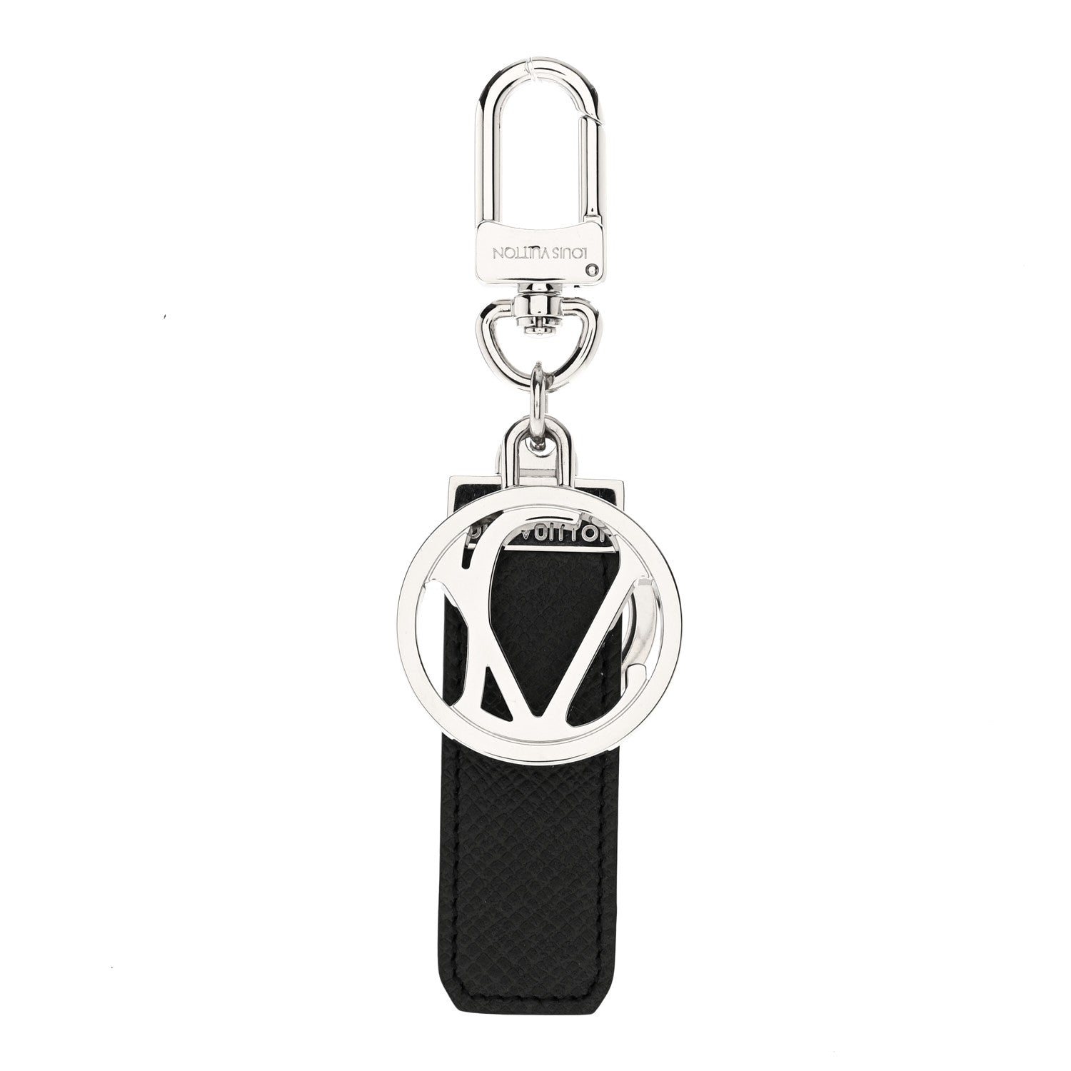 Louis Vuitton LOUIS VUITTON Taiga Calfskin LV Club Key Holder Ardoise 1 of 3