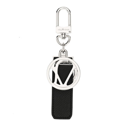 Louis Vuitton LOUIS VUITTON Taiga Calfskin LV Club Key Holder Ardoise 1 of 3