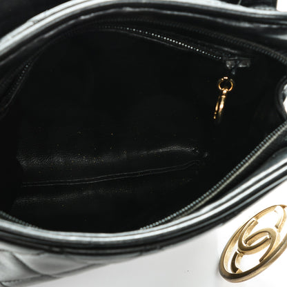 Chanel Lambskin Quilted Waist Belt Bag 75 30 Black 5 of 9