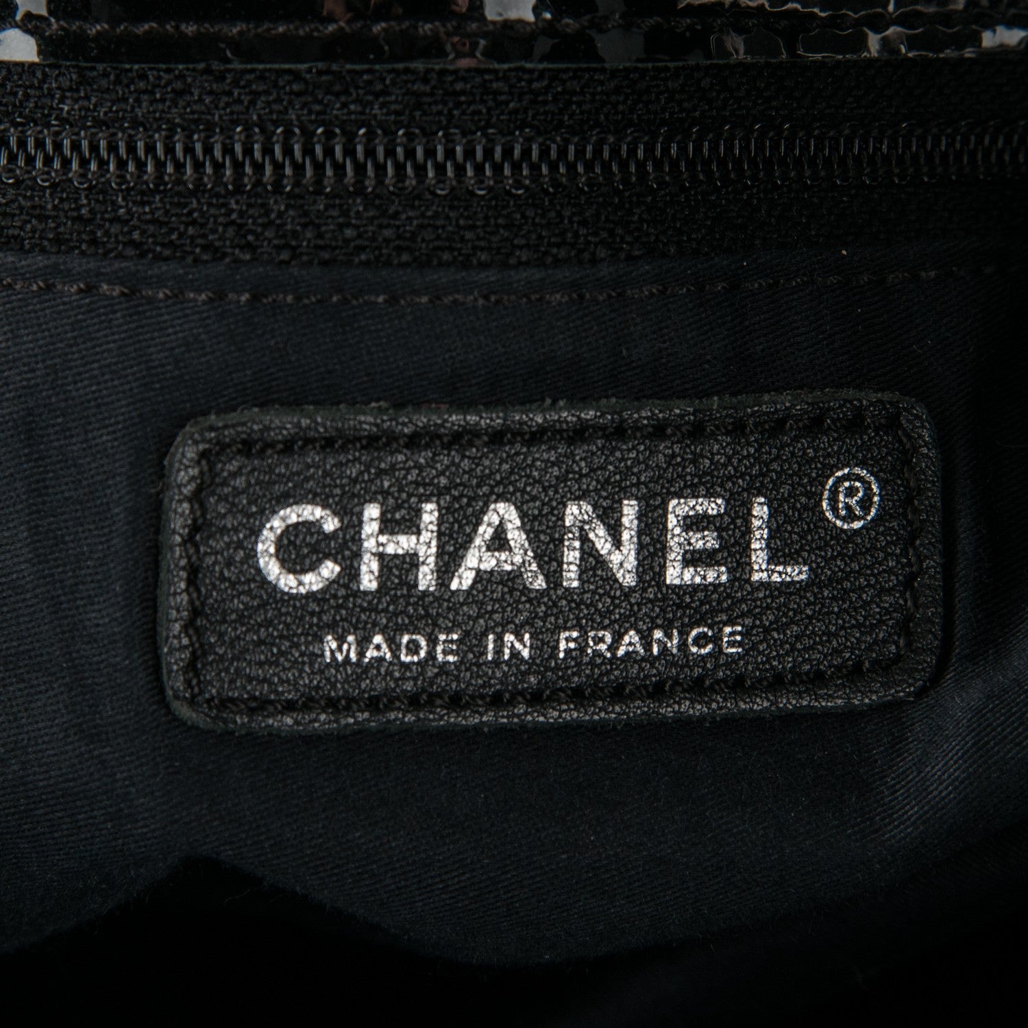 Chanel Patent Crystal Strass Bonbons Tote Black 6 of 7