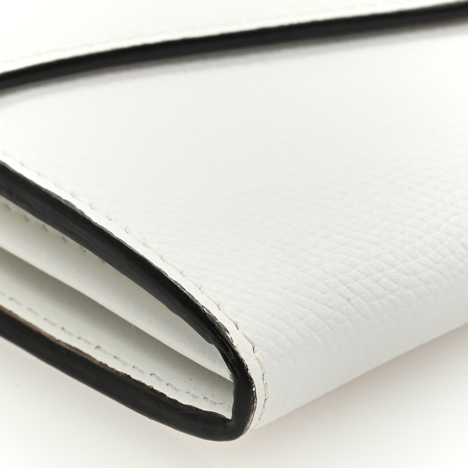 Fendi Vitello Cruise F is Fendi Continental Envelope Wallet on Chain White Ottico 8 of 9