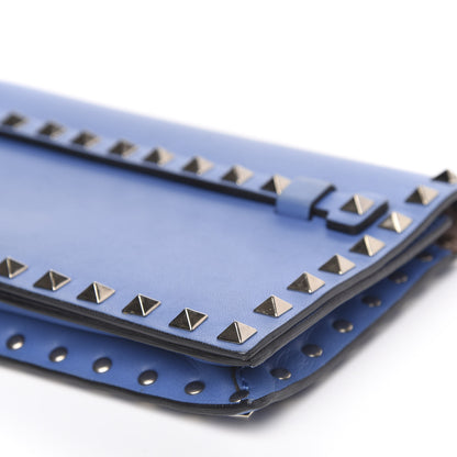 Valentino Garavani Nappa Small Rockstud Wristlet Clutch Light Sapphire 9 of 11