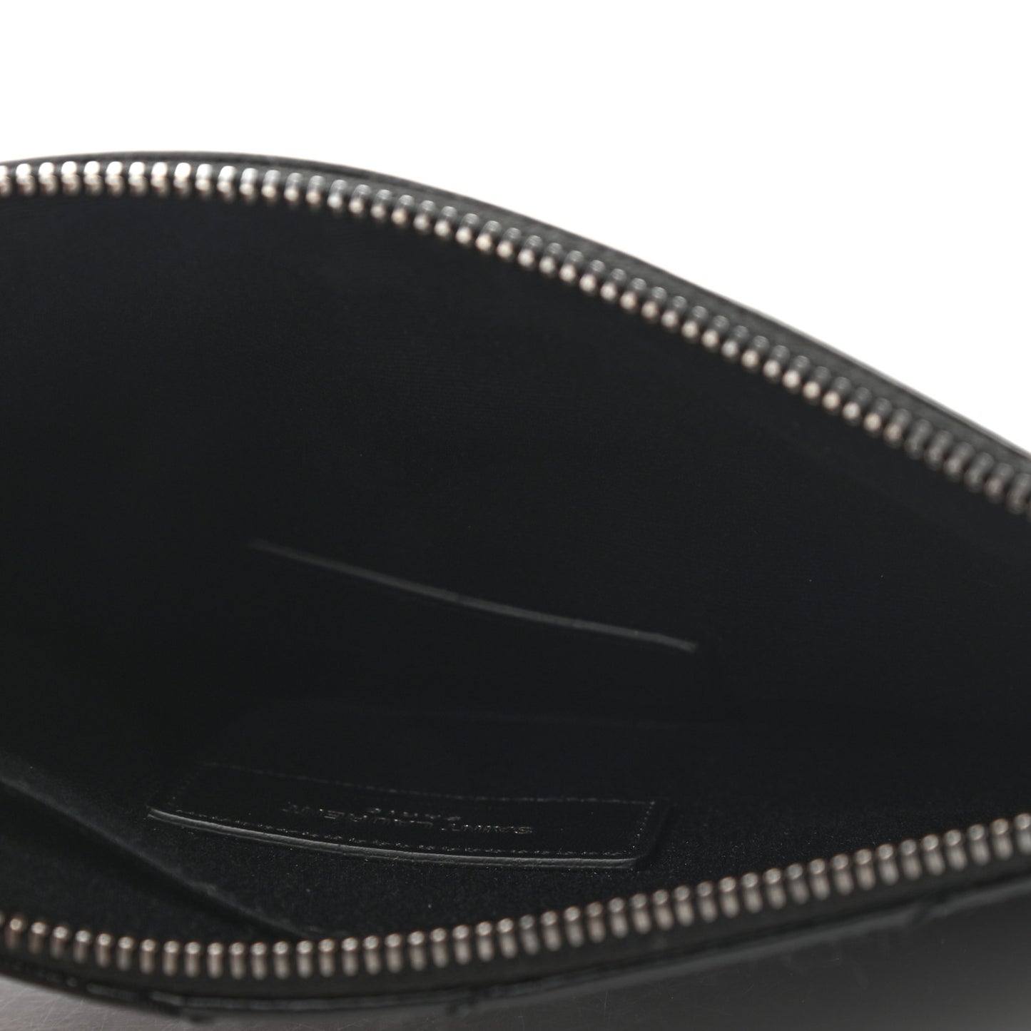 Crinkled Calfskin Matelasse Monogram Niki Bill Pouch Black