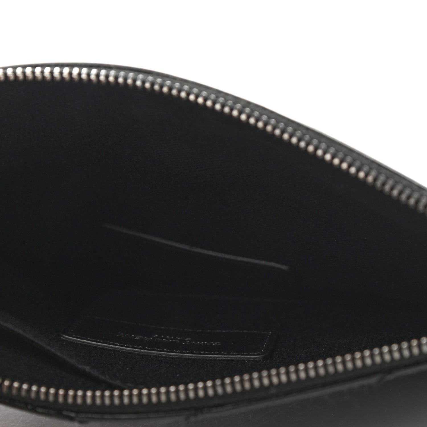 Saint Laurent Crinkled Calfskin Matelasse Monogram Niki Bill Pouch Black 5 of 7