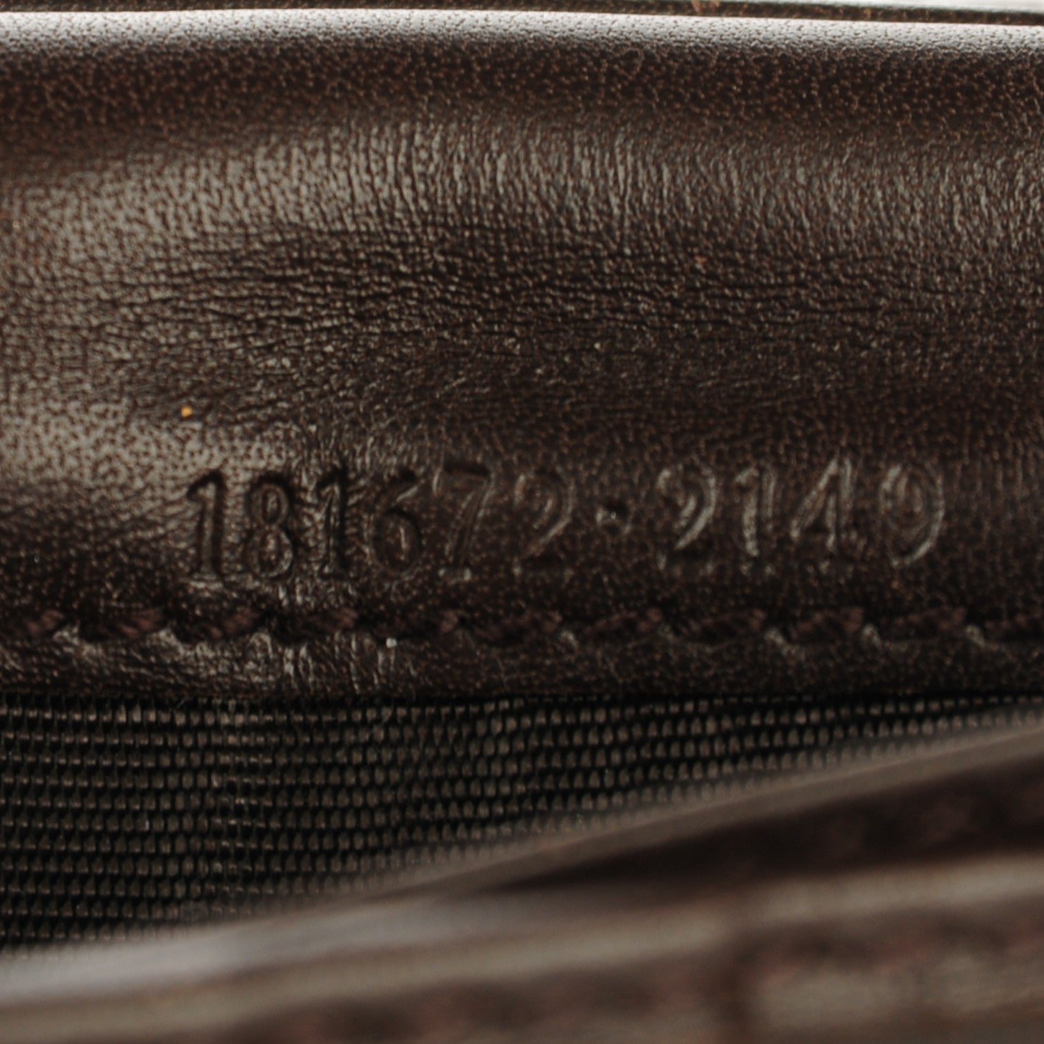 Gucci Monogram Calfskin Ladies Web Continental Wallet Beige Ebony Cocoa 7 of 7