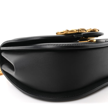 Dolce & Gabbana Smooth Calfskin Small DG Amore Shoulder Bag Black 8 of 9