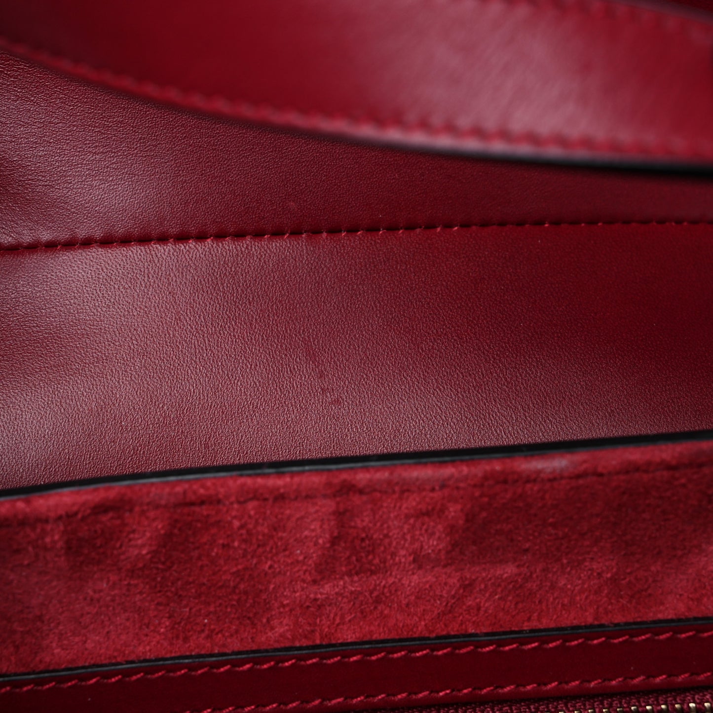 Calfskin Saddle Bag Scarlet