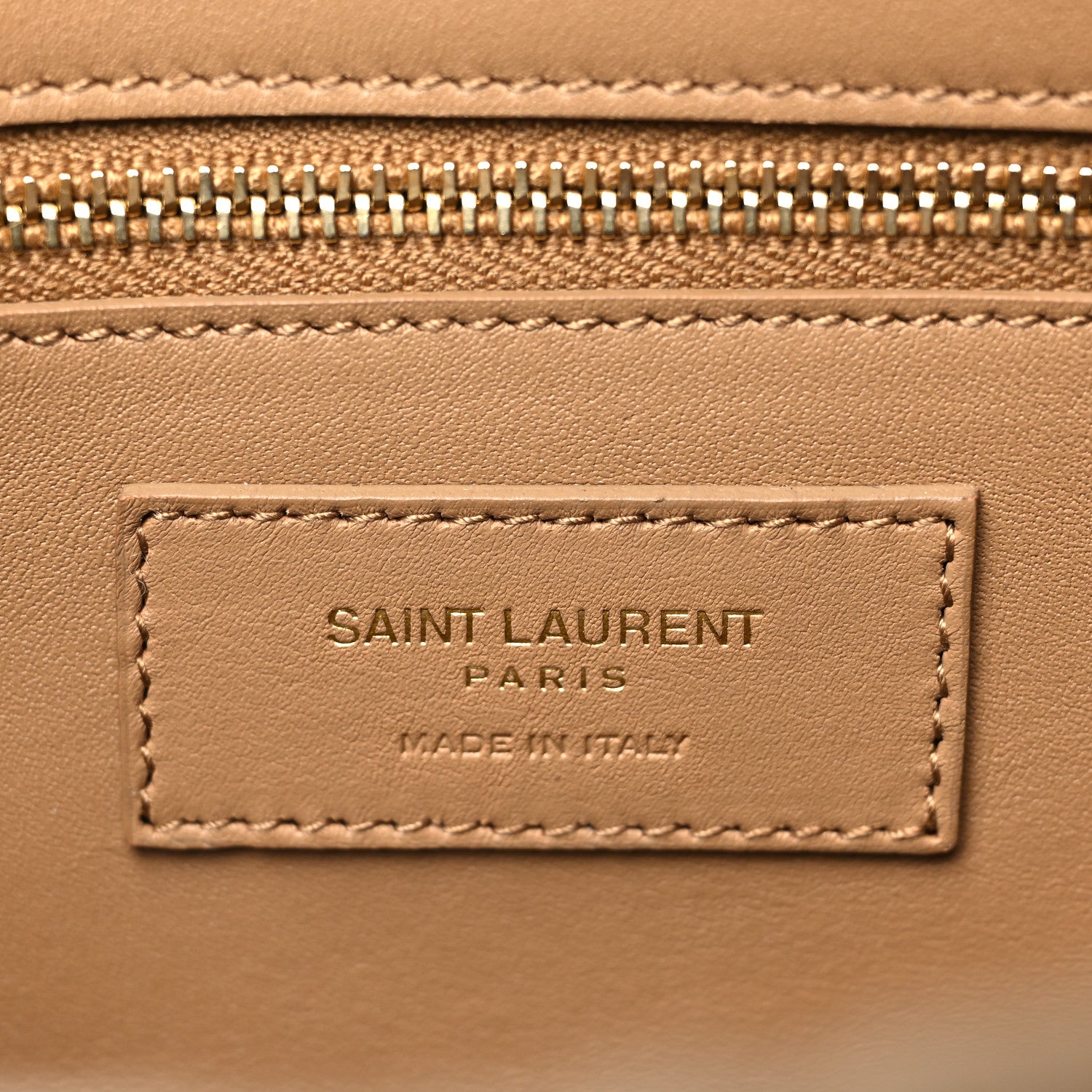 Saint Laurent Nubuck Shearling Monogram Medium Niki Chain Satchel Ivory Natural Tan 6 of 9