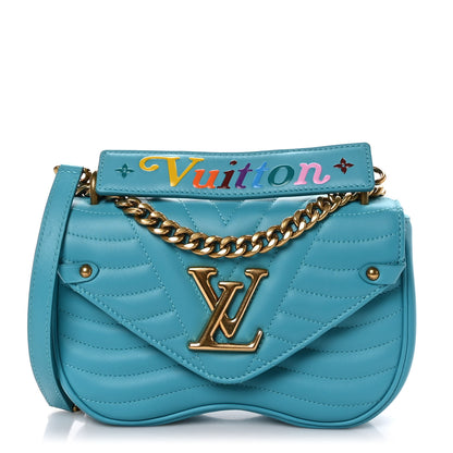 Louis Vuitton Calfskin New Wave Chain PM Malibu Green 1 of 9