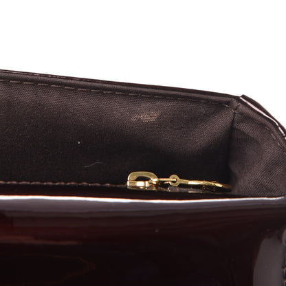 Louis Vuitton Patent Sobe Clutch Amarante 8 of 8