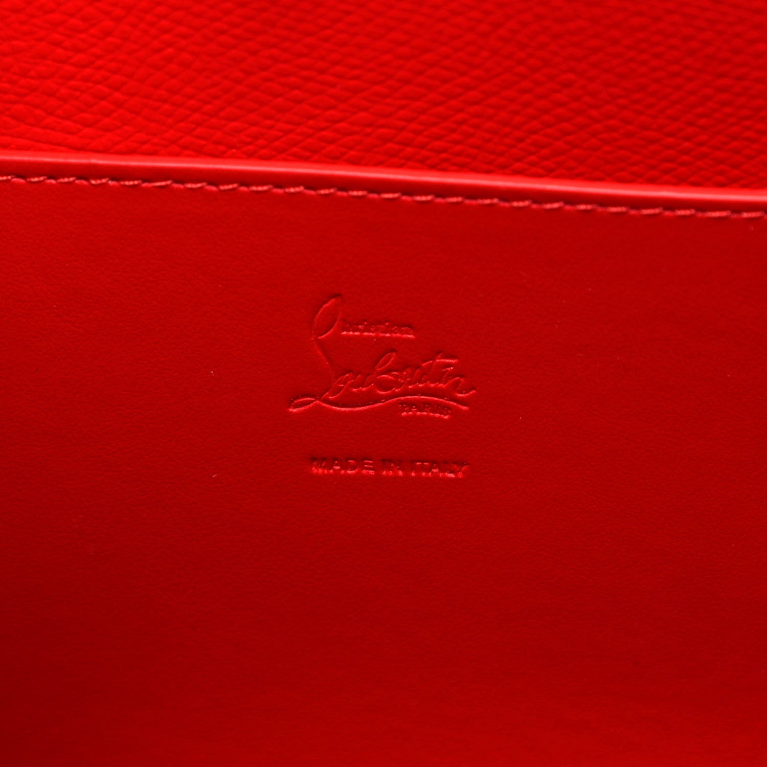 Christian Louboutin Calfskin Spiked Small Cabarock Shopper Tote Poupee 8 of 8