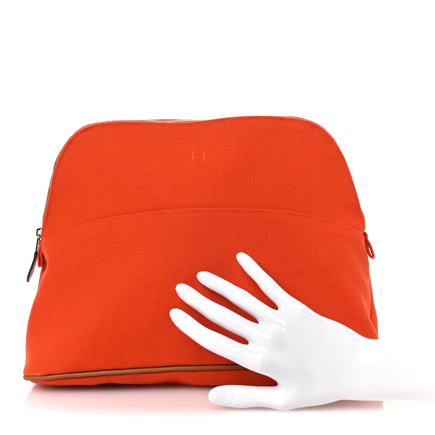 Cotton Canvas Bolide Travel Cosmetic Pouch Feu