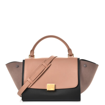 Celine Smooth Calfskin Small Trapeze Nude 1 of 12