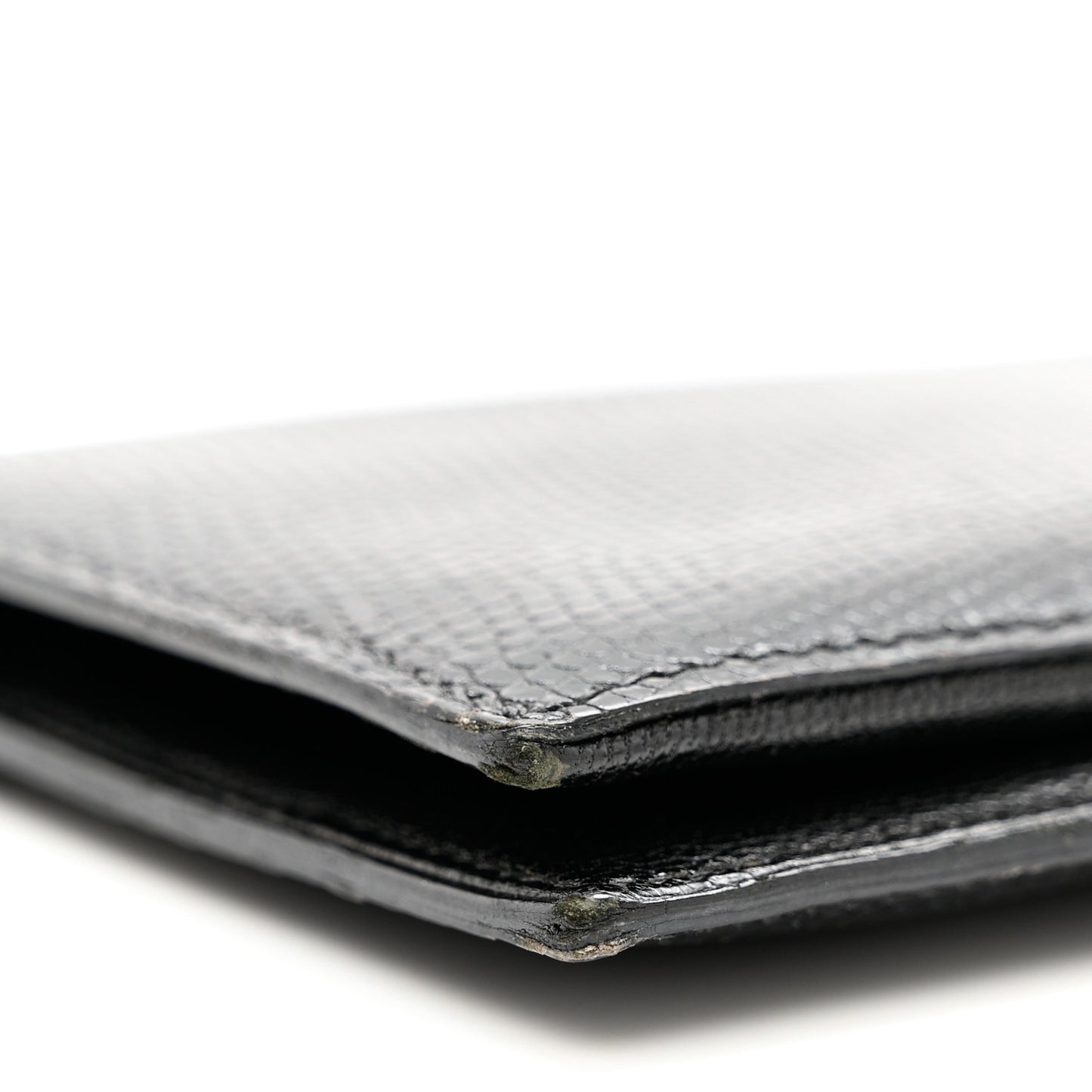Niloticus Lizard Bearn Wallet Black