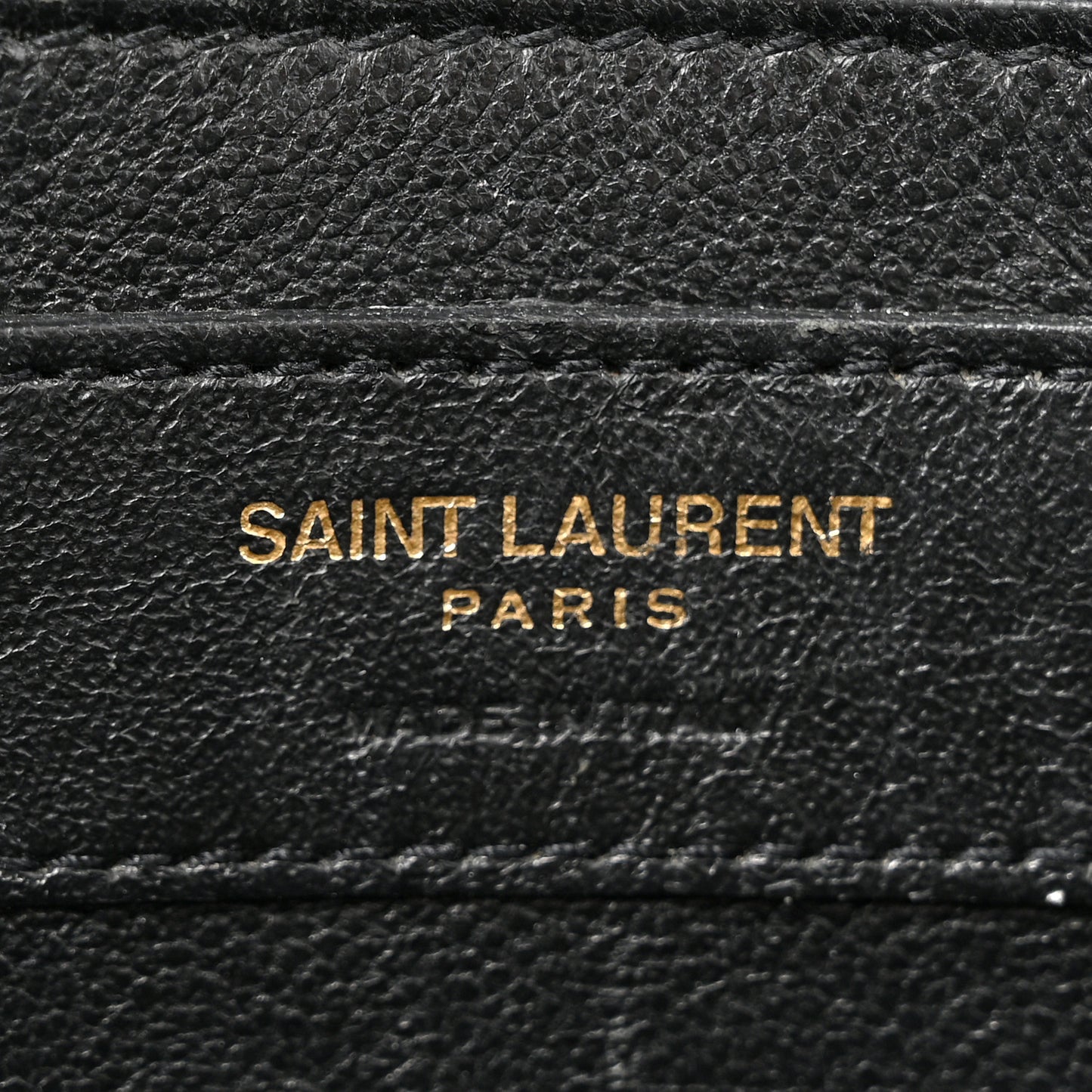 Grain De Poudre Medium Classic Monogram Kate Satchel Black