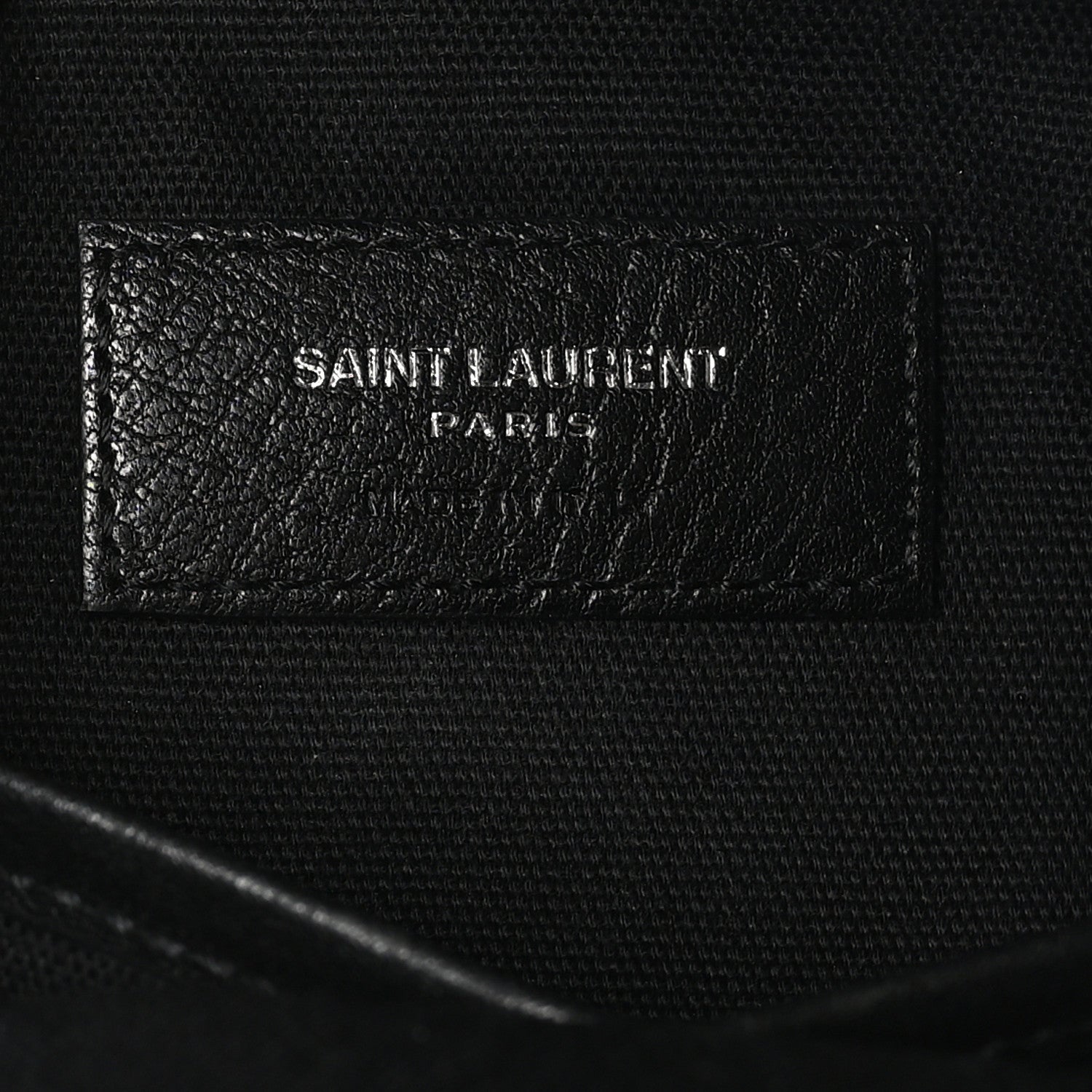 Saint Laurent Canvas Rive Gauche City Backpack White Black 6 of 10