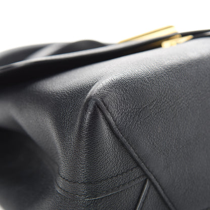 Louis Vuitton Calfskin Monogram Very One Handle Black 9 of 18