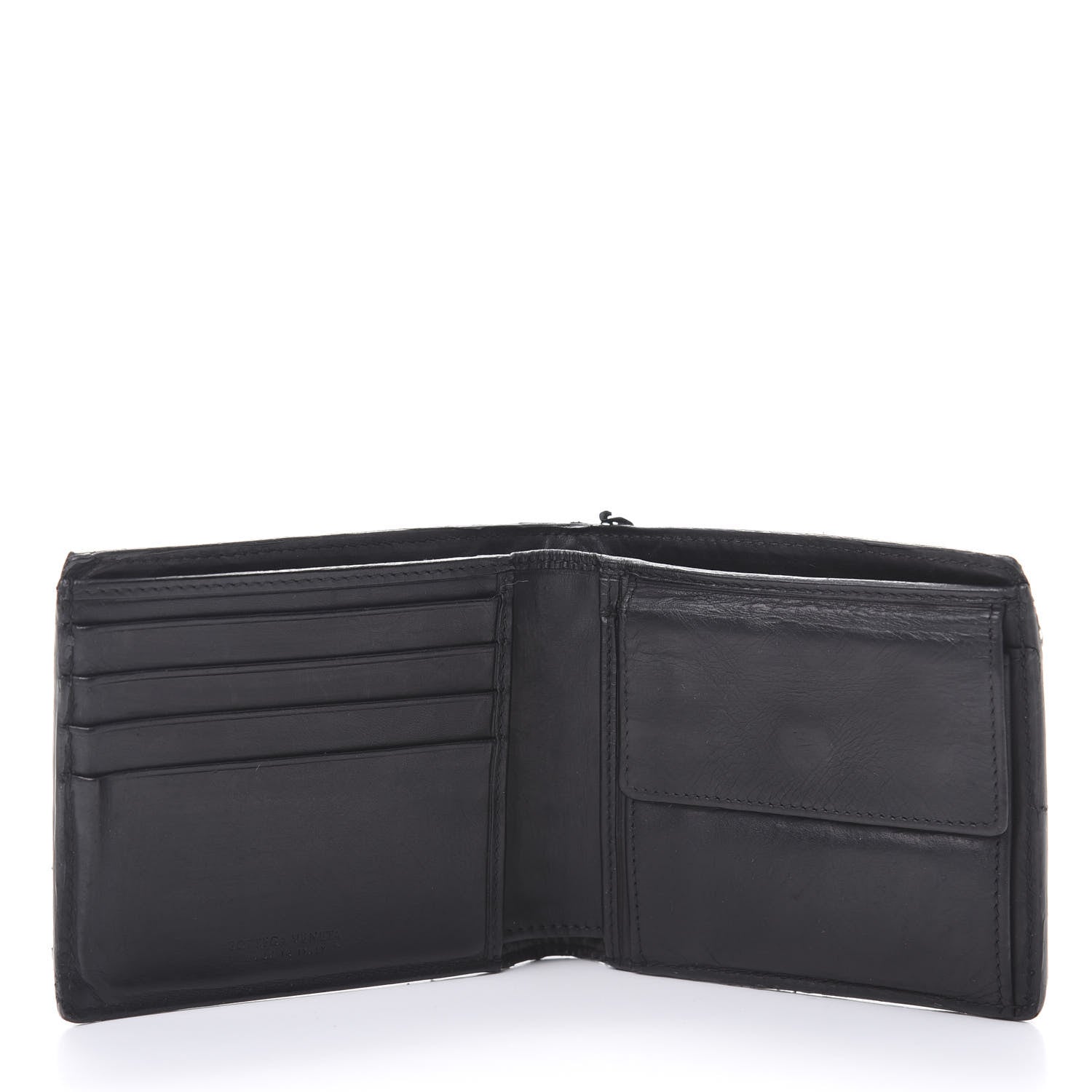 Bottega Veneta Nappa Intrecciato Bi-Fold Wallet Black 5 of 9