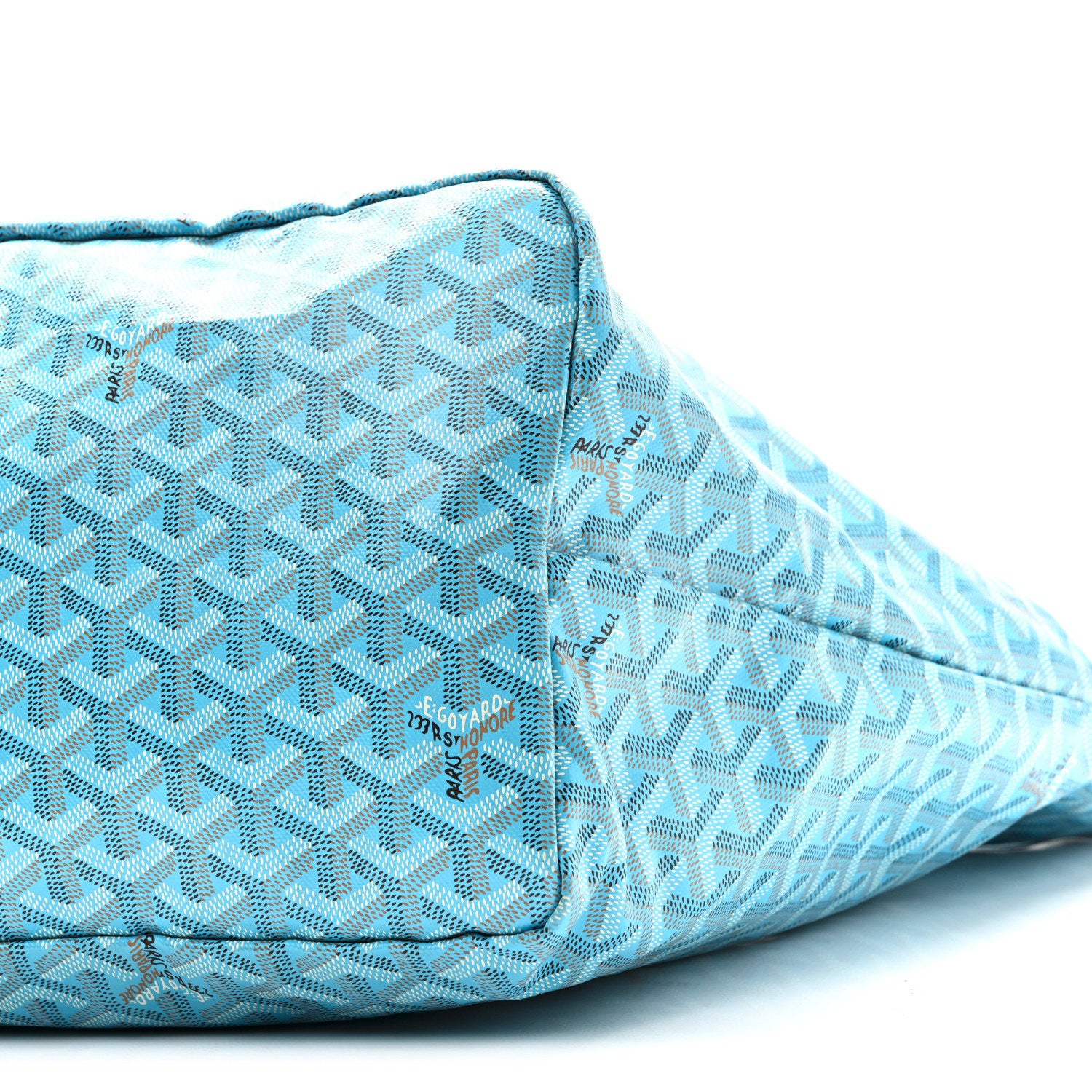 Goyard Goyardine Saint Louis GM Balise Beach Towel Set Turquoise 12 of 12