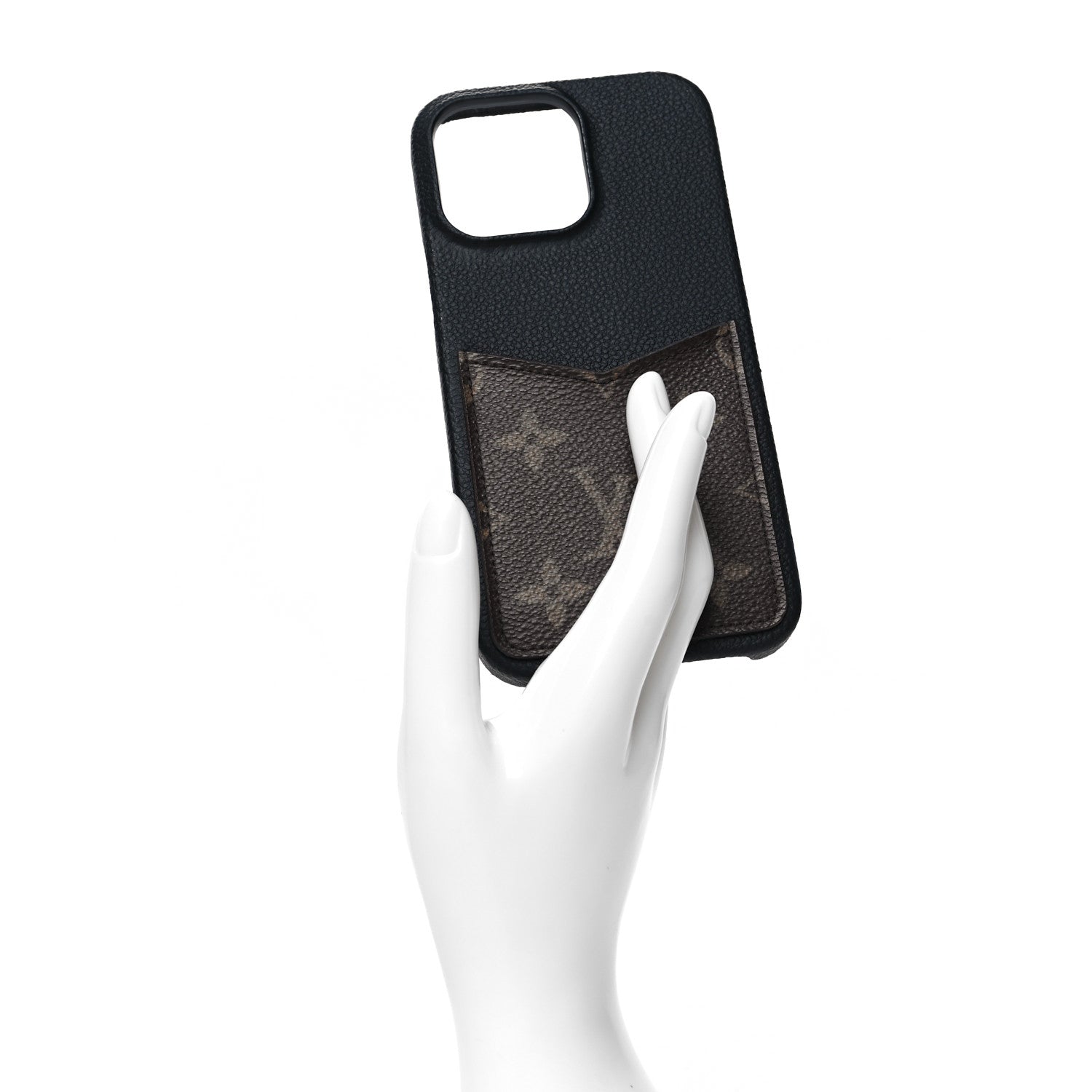 Louis Vuitton Monogram Pallas iPhone 14 Pro Max Bumper Black 1215269 –  FASHIONPHILE