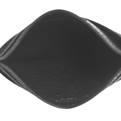 Saint Laurent Grain De Poudre Matelasse Chevron Monogram Credit Card Case Black 5 of 7