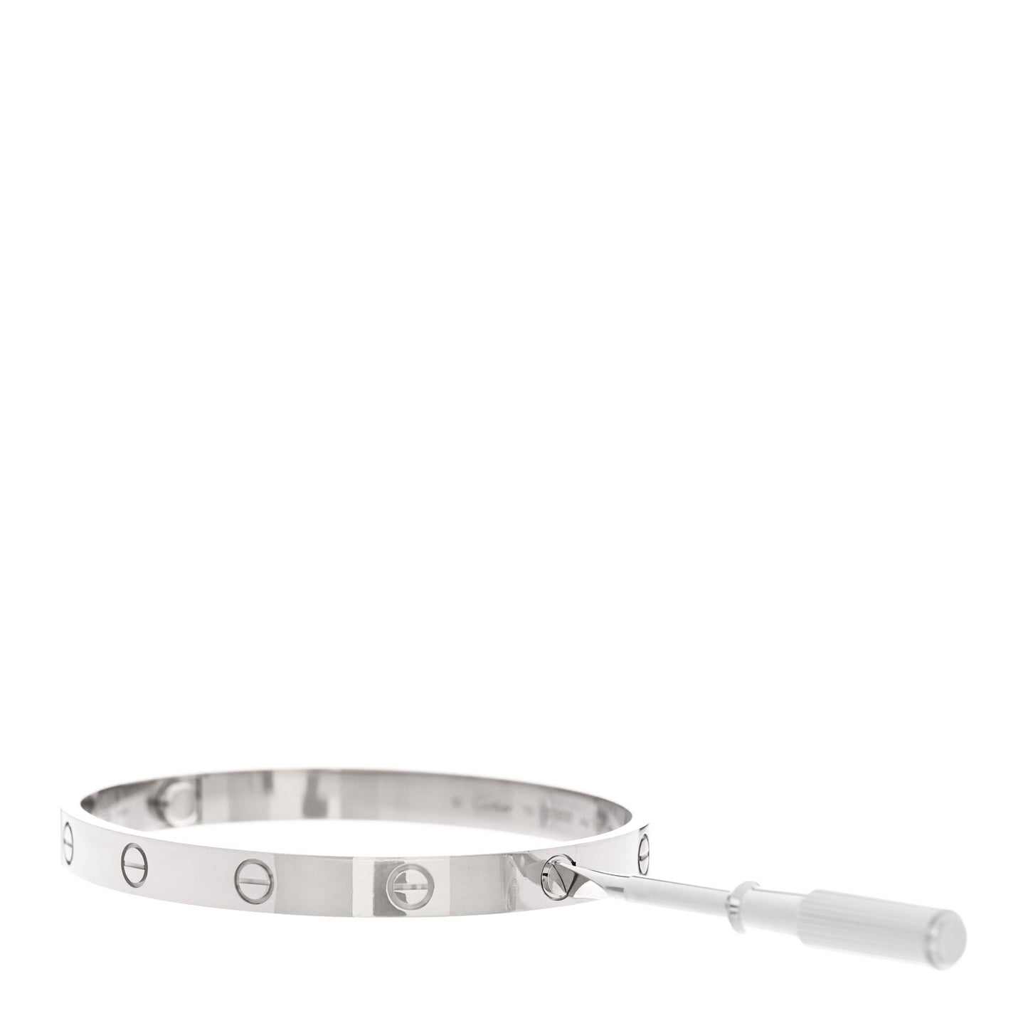 18K White Gold LOVE Bracelet 18