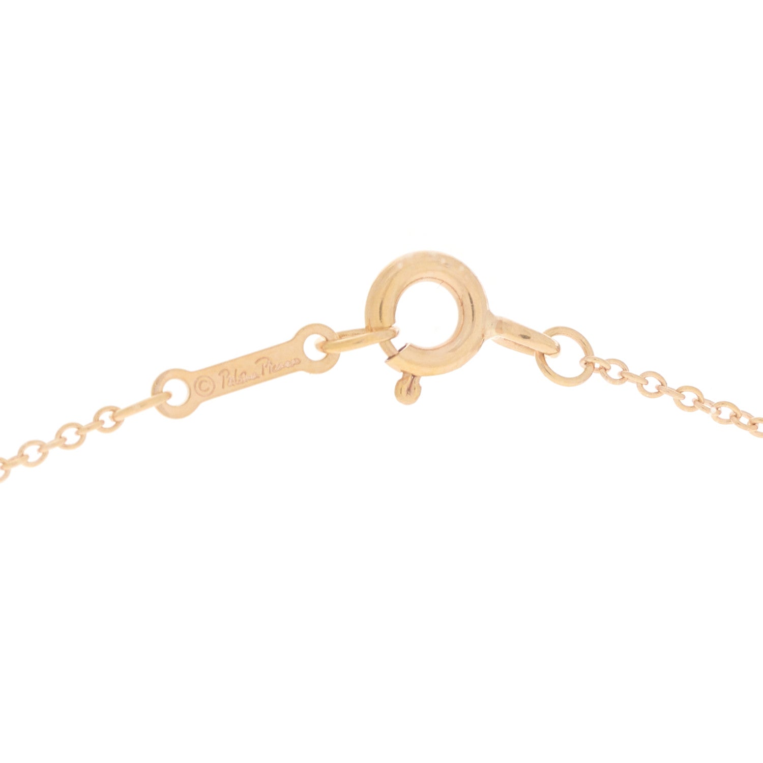 Tiffany 18K Rose Gold Paloma Picasso Small Love and Kisses Pendant Necklace 4 of 5