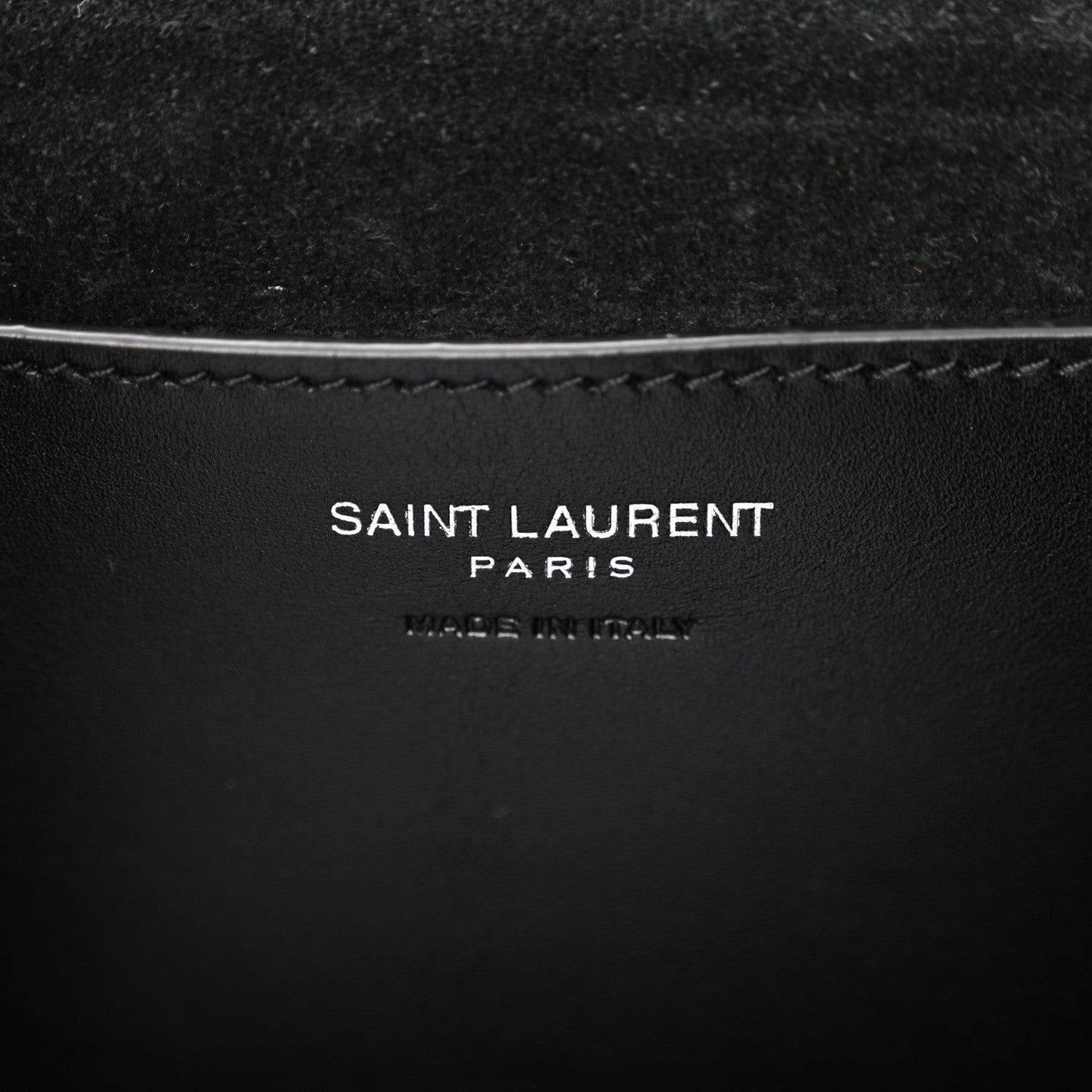 Saint Laurent Calfskin Monogram Take Away Box Black 6 of 10