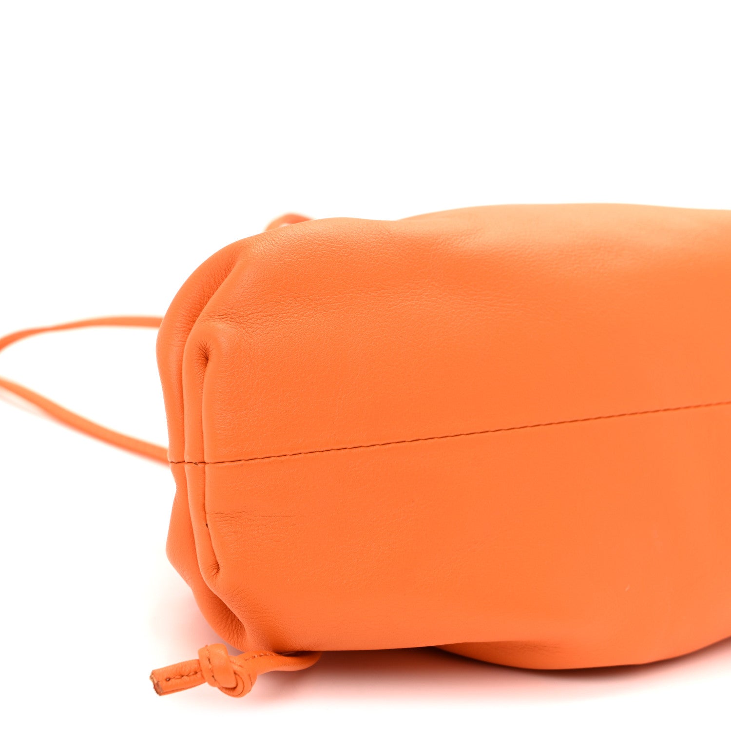 Bottega Veneta Butter Calfskin The Mini Pouch Tangerine 9 of 9