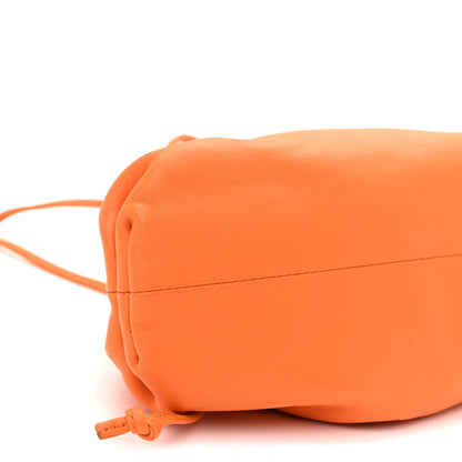 Bottega Veneta Butter Calfskin The Mini Pouch Tangerine 9 of 9