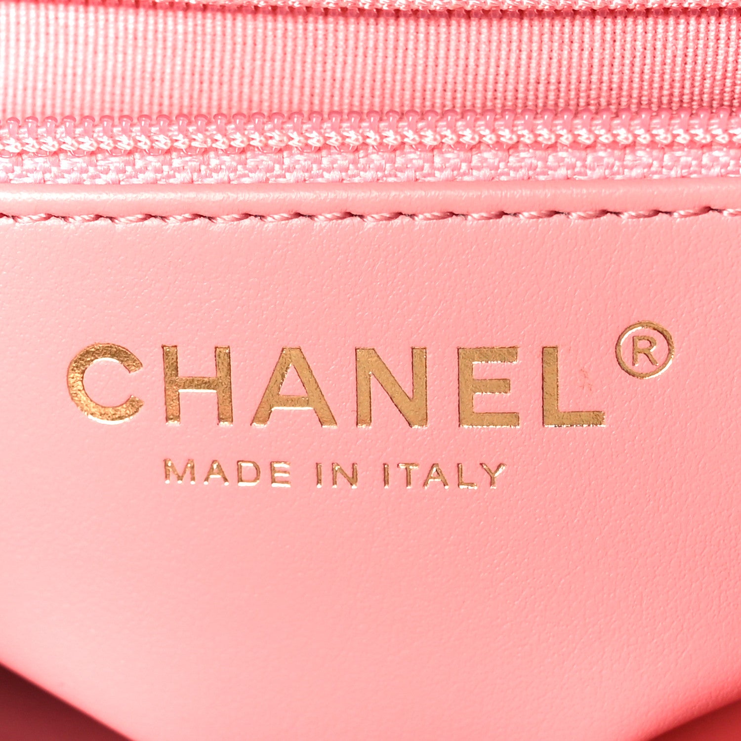 Chanel Shiny Aged Calfskin Quilted Nano Kelly Shopper Coral Pink 7 of 11