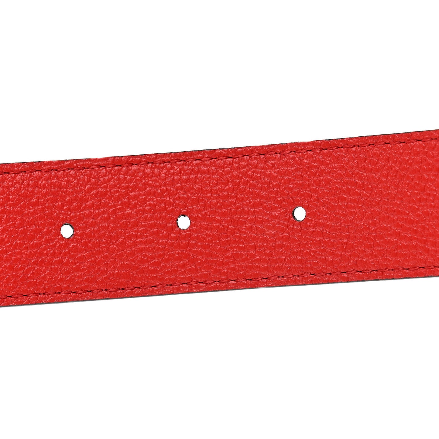 Monogram 30mm LV Initiales Reversible Belt 85 34 Coquelicot