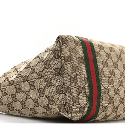 Gucci Monogram Medium Jolicoeur Tote White 9 of 10