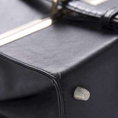 Alexander Wang Calfskin Crocodile Embossed Tai Dopp Kit Bag Black 14 of 16