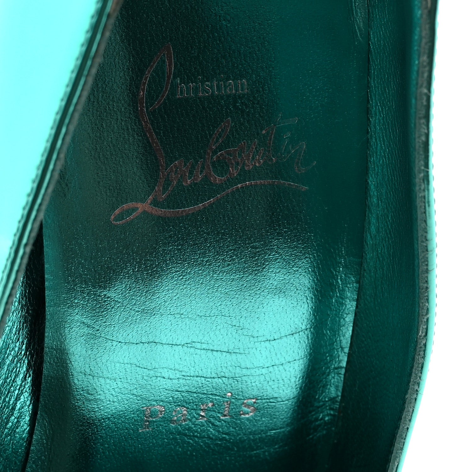 Christian Louboutin Specchio Miss Z 100 Pumps 38.5 Iceberg 8 of 8