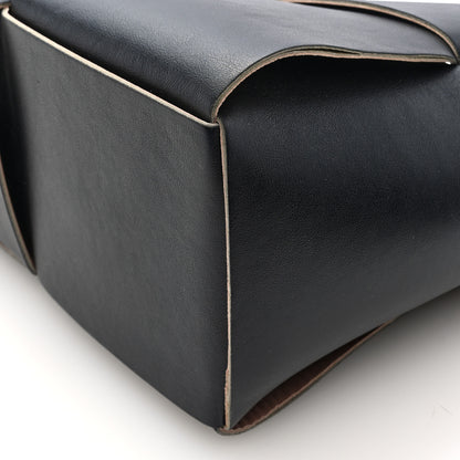 Bottega Veneta Nappa Maxi Intrecciato Medium Arco Tote Black Tan 9 of 10