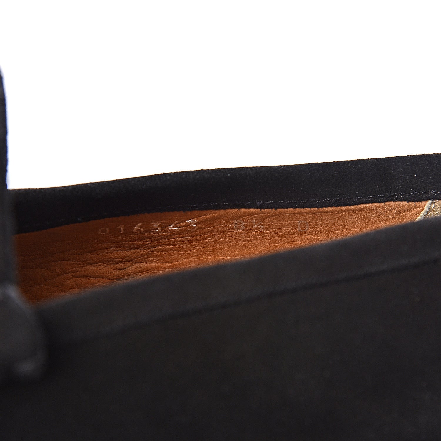 Gucci Suede Mens Horsebit Loafers 8.5 Black 7 of 13