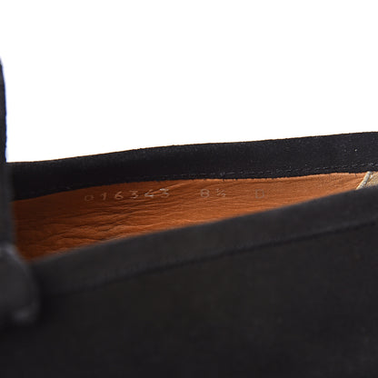Gucci Suede Mens Horsebit Loafers 8.5 Black 7 of 13