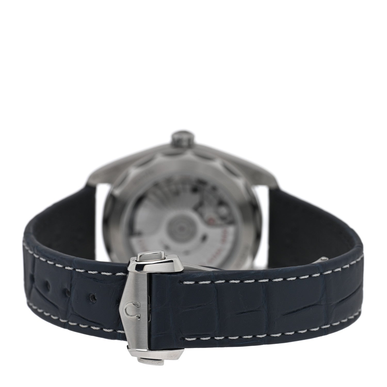Omega Stainless Steel Alligator 38mm Seamaster Aqua Terra Co-Axial Automatic Watch Blue 220.13.38.20.03.001 3 of 5