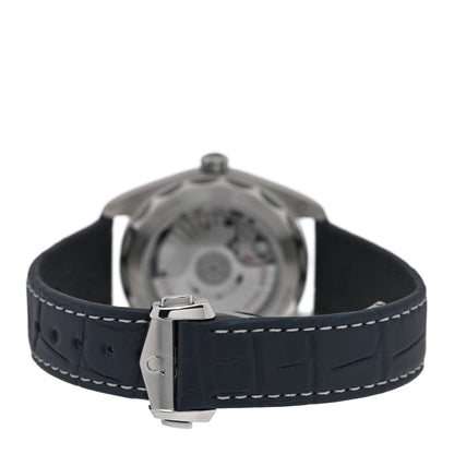 Omega Stainless Steel Alligator 38mm Seamaster Aqua Terra Co-Axial Automatic Watch Blue 220.13.38.20.03.001 3 of 5