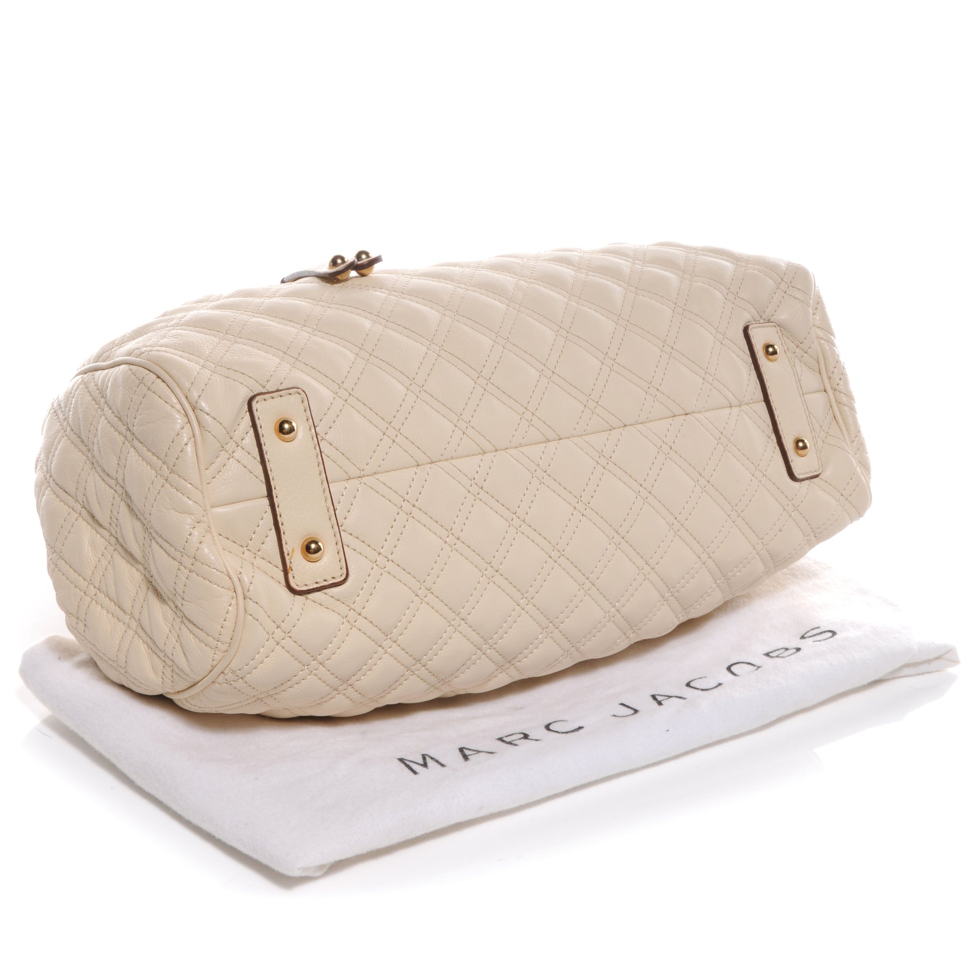 Marc Jacobs Quilted Leather Stam Tote Ivory 4 of 10