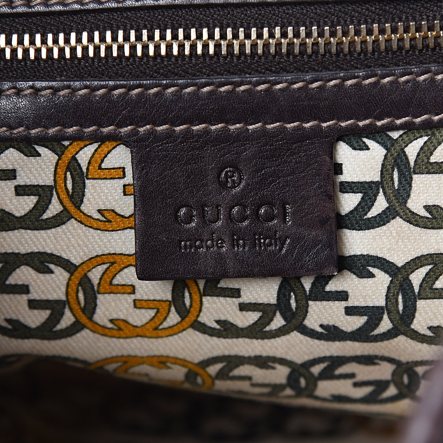 Gucci Velvet Large Horsebit 85th Anniversary Hobo Brown 6 of 10