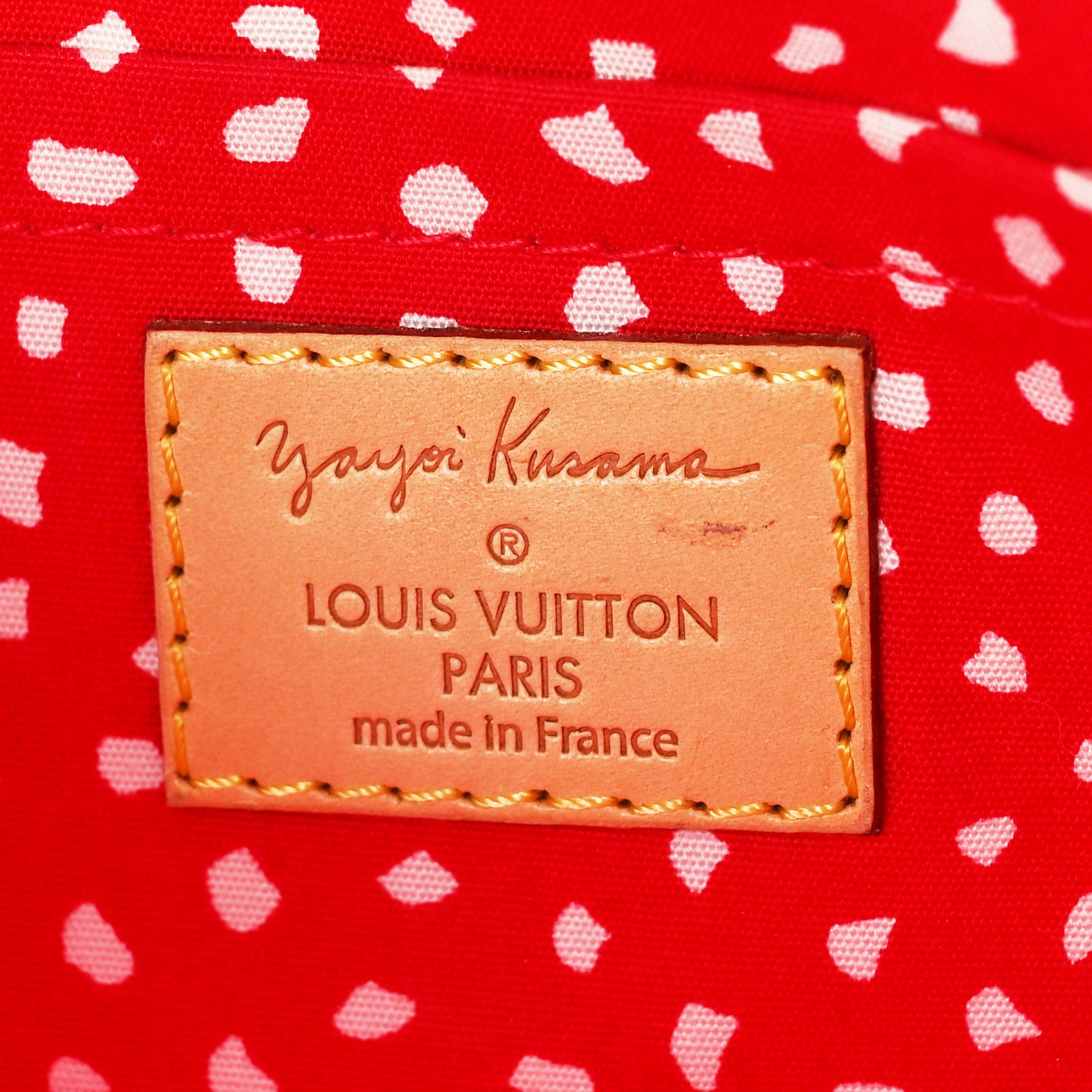 Vernis Kusama Infinity Dots Pochette Accessories Red