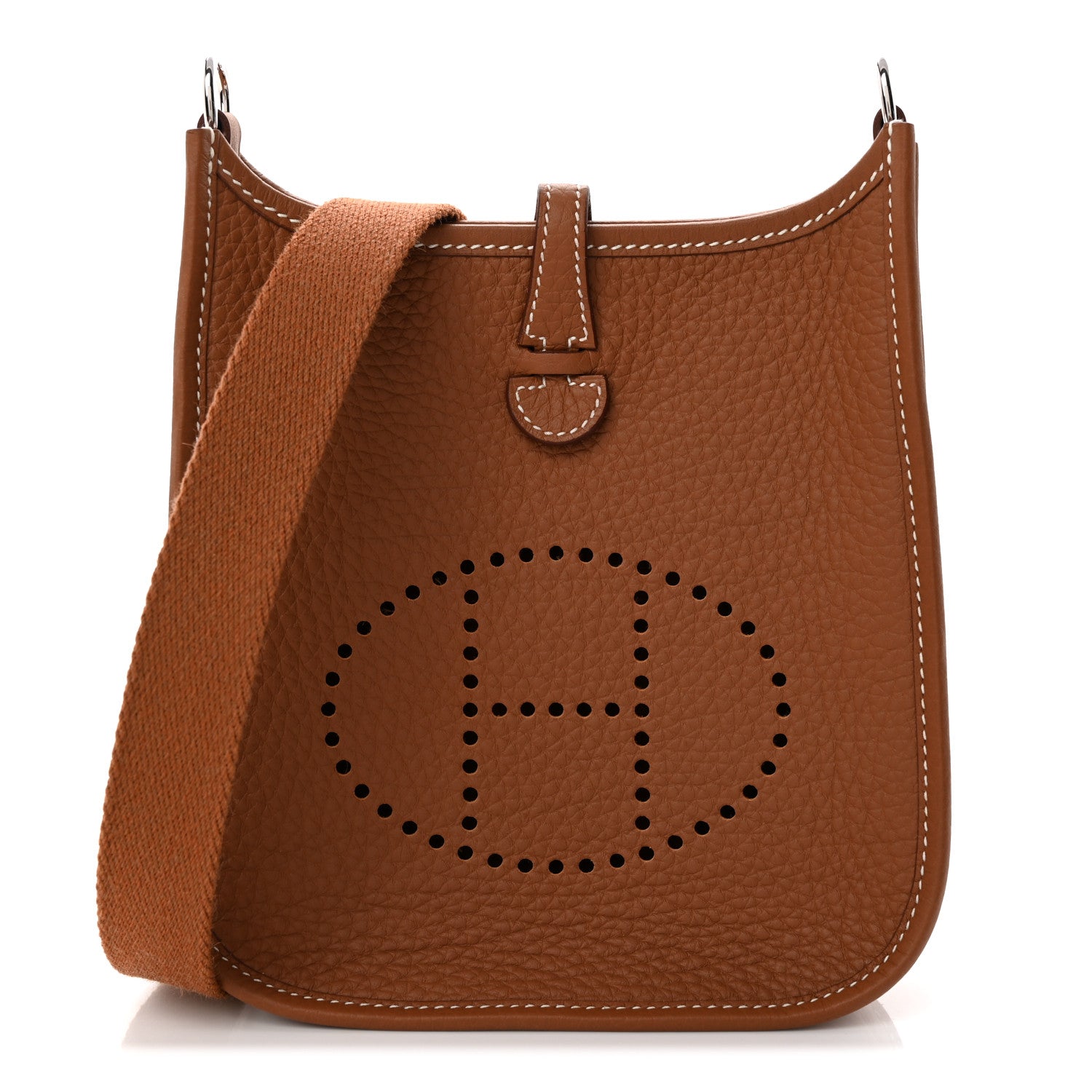 Hermes Taurillon Clemence Evelyne TPM Gold 1 of 11